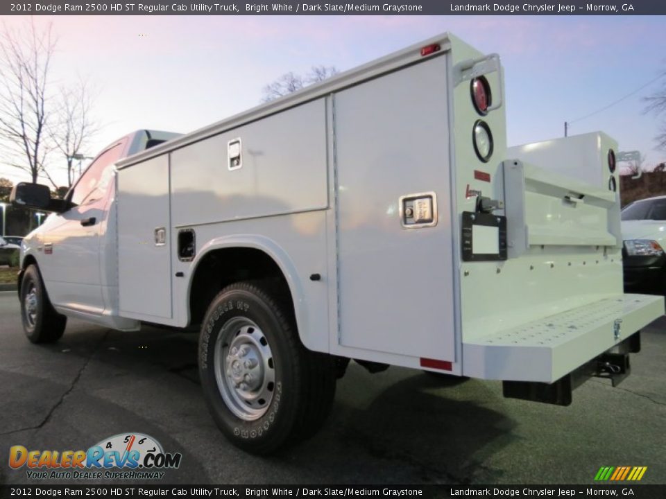 2012 Dodge Ram 2500 HD ST Regular Cab Utility Truck Bright White / Dark Slate/Medium Graystone Photo #2