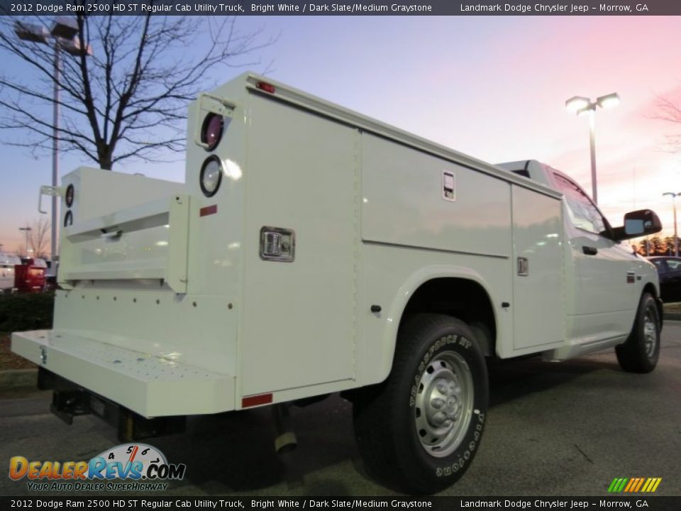 2012 Dodge Ram 2500 HD ST Regular Cab Utility Truck Bright White / Dark Slate/Medium Graystone Photo #3