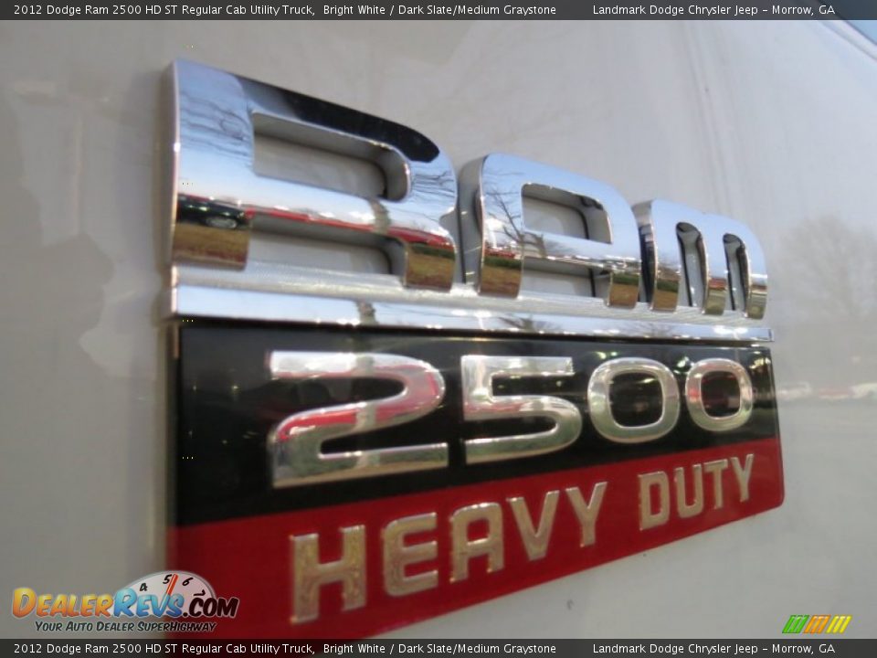 2012 Dodge Ram 2500 HD ST Regular Cab Utility Truck Bright White / Dark Slate/Medium Graystone Photo #5