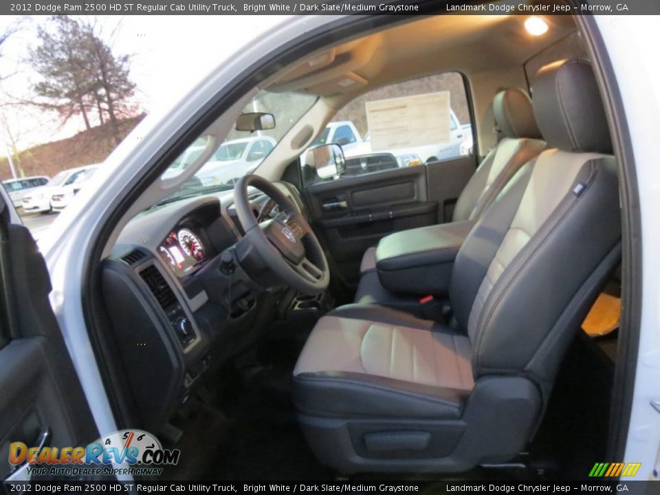 2012 Dodge Ram 2500 HD ST Regular Cab Utility Truck Bright White / Dark Slate/Medium Graystone Photo #6