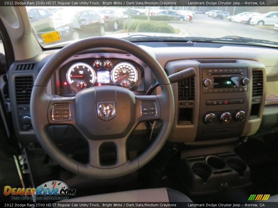 2012 Dodge Ram 2500 HD ST Regular Cab Utility Truck Bright White / Dark Slate/Medium Graystone Photo #7
