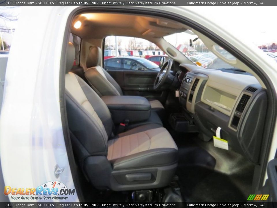 2012 Dodge Ram 2500 HD ST Regular Cab Utility Truck Bright White / Dark Slate/Medium Graystone Photo #8