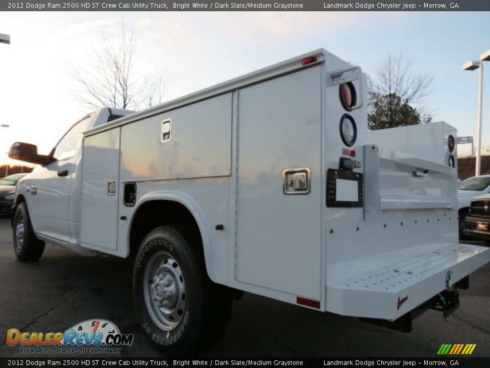 2012 Dodge Ram 2500 HD ST Crew Cab Utility Truck Bright White / Dark Slate/Medium Graystone Photo #2