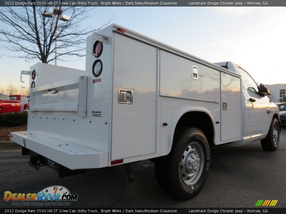2012 Dodge Ram 2500 HD ST Crew Cab Utility Truck Bright White / Dark Slate/Medium Graystone Photo #3