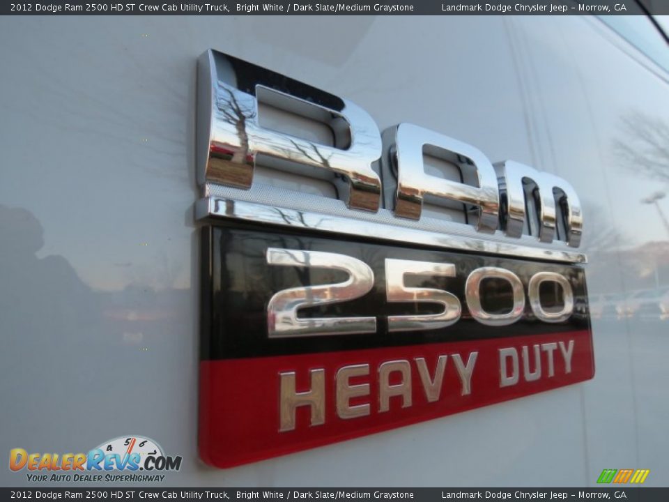 2012 Dodge Ram 2500 HD ST Crew Cab Utility Truck Bright White / Dark Slate/Medium Graystone Photo #6