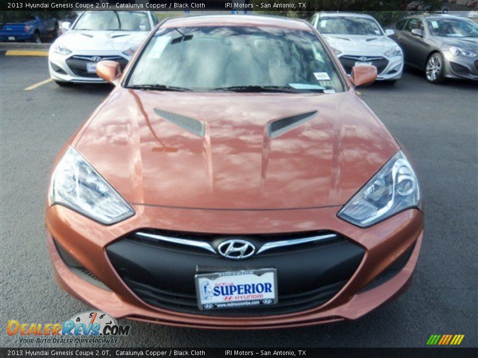 2013 Hyundai Genesis Coupe 2.0T Catalunya Copper / Black Cloth Photo #1