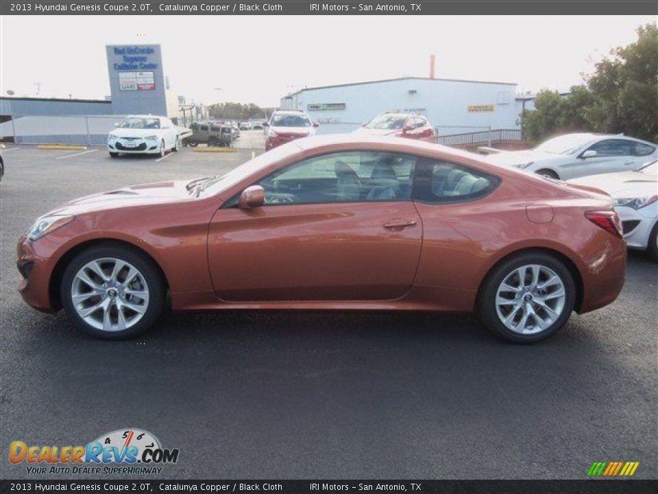 2013 Hyundai Genesis Coupe 2.0T Catalunya Copper / Black Cloth Photo #5