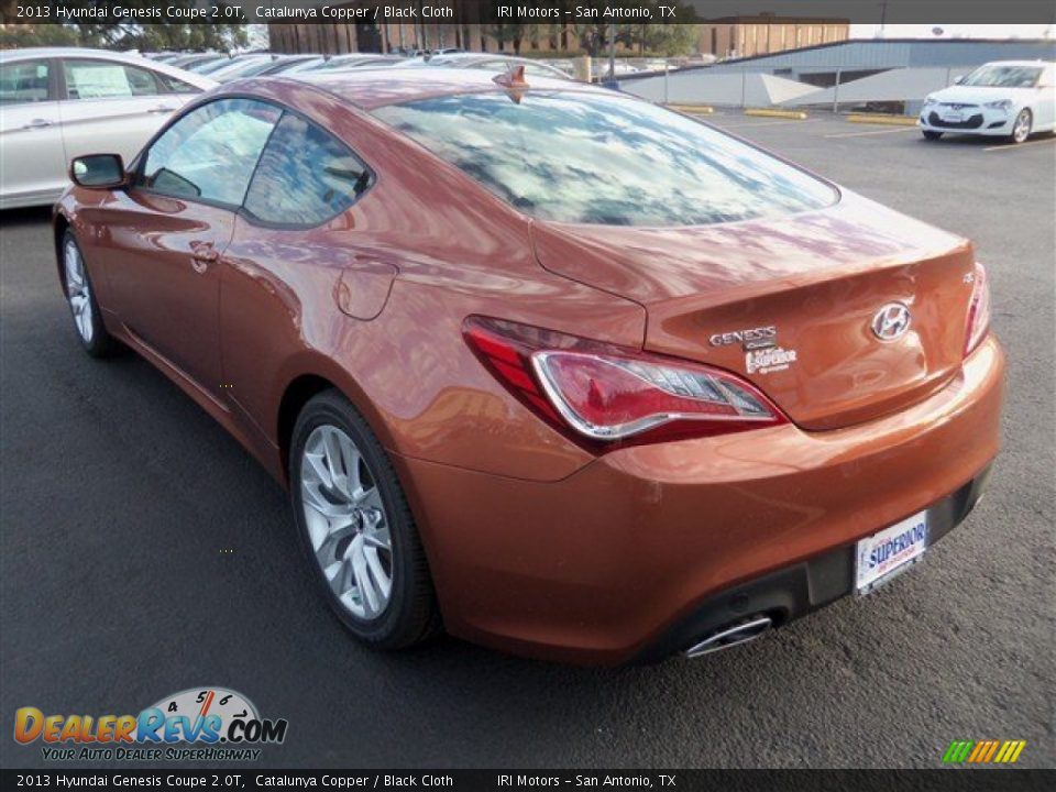 2013 Hyundai Genesis Coupe 2.0T Catalunya Copper / Black Cloth Photo #6