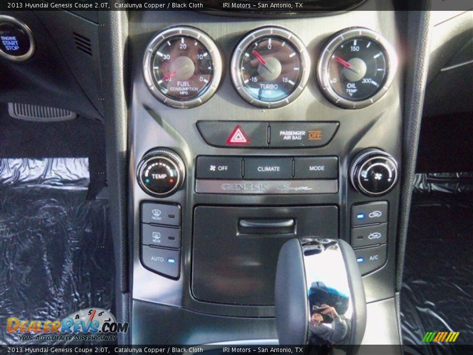 2013 Hyundai Genesis Coupe 2.0T Catalunya Copper / Black Cloth Photo #16