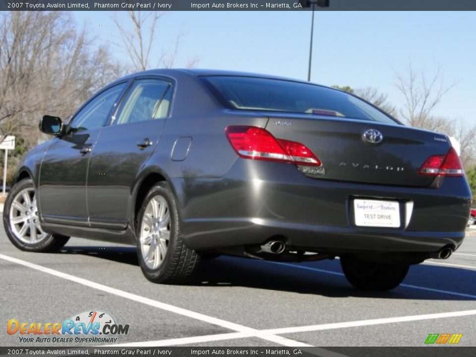 2007 Toyota Avalon Limited Phantom Gray Pearl / Ivory Photo #8