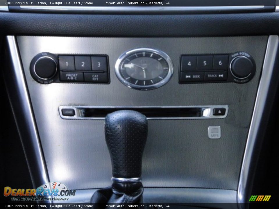 2006 Infiniti M 35 Sedan Twilight Blue Pearl / Stone Photo #15