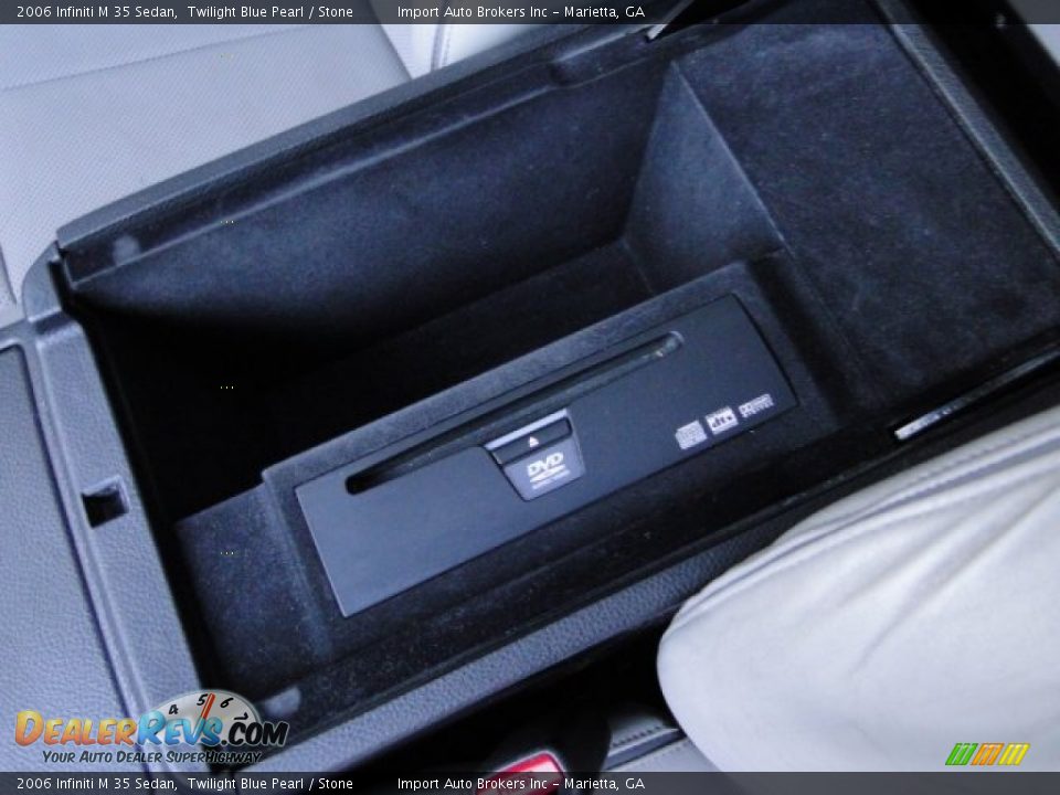 2006 Infiniti M 35 Sedan Twilight Blue Pearl / Stone Photo #22