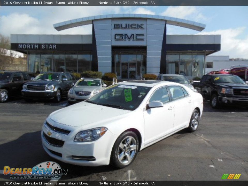 2010 Chevrolet Malibu LT Sedan Summit White / Ebony Photo #1