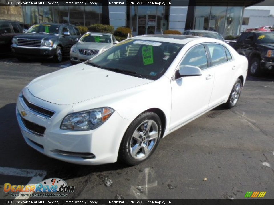 2010 Chevrolet Malibu LT Sedan Summit White / Ebony Photo #2