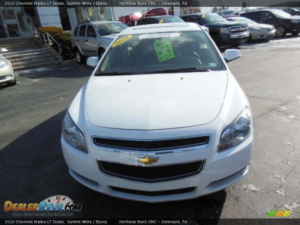 2010 Chevrolet Malibu LT Sedan Summit White / Ebony Photo #3