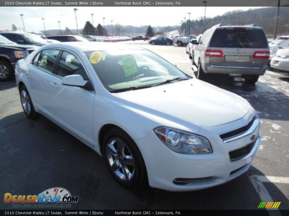 2010 Chevrolet Malibu LT Sedan Summit White / Ebony Photo #4
