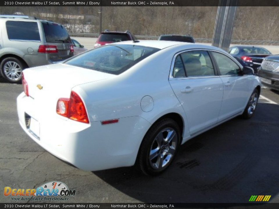 2010 Chevrolet Malibu LT Sedan Summit White / Ebony Photo #6