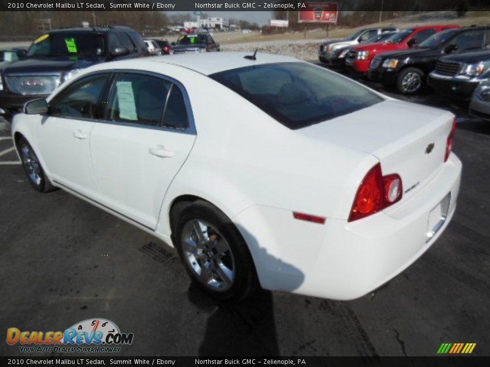 2010 Chevrolet Malibu LT Sedan Summit White / Ebony Photo #8