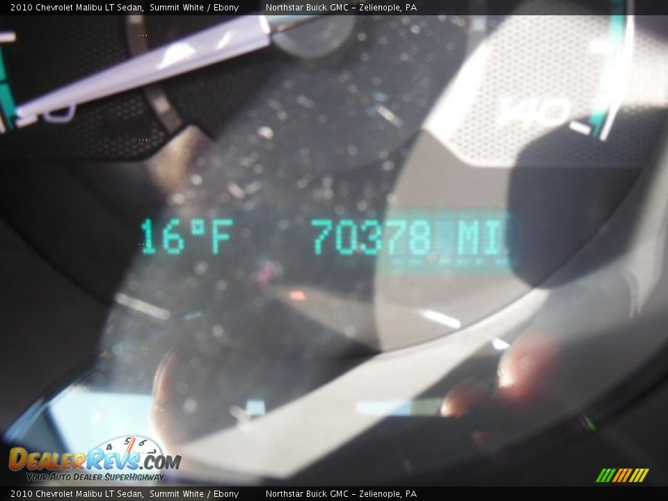 2010 Chevrolet Malibu LT Sedan Summit White / Ebony Photo #19