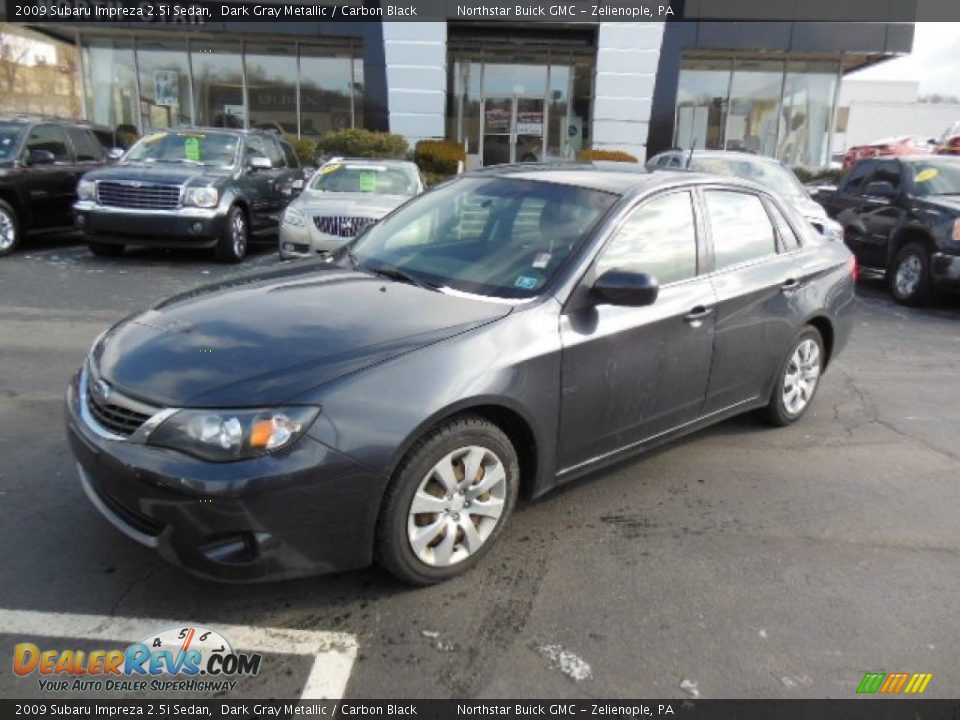 2009 Subaru Impreza 2.5i Sedan Dark Gray Metallic / Carbon Black Photo #2