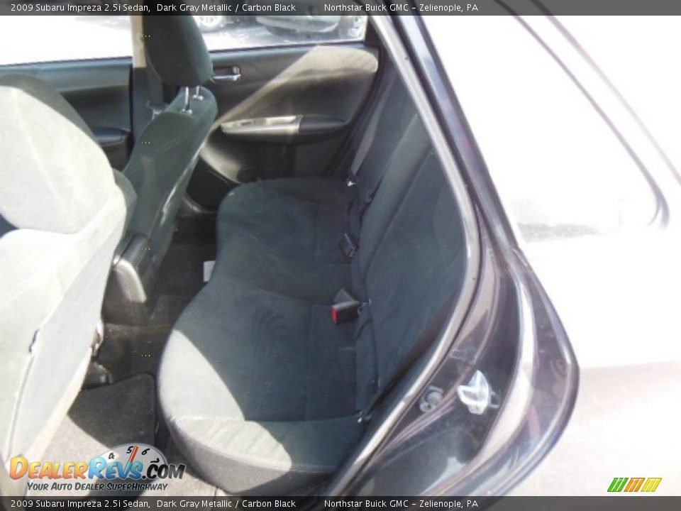 2009 Subaru Impreza 2.5i Sedan Dark Gray Metallic / Carbon Black Photo #13