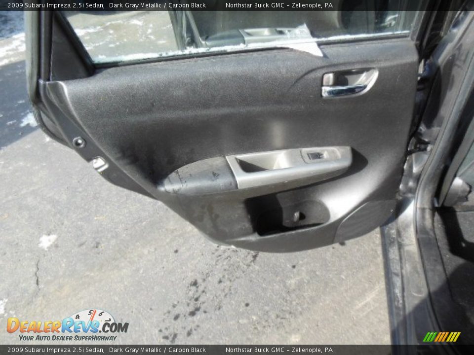 2009 Subaru Impreza 2.5i Sedan Dark Gray Metallic / Carbon Black Photo #14
