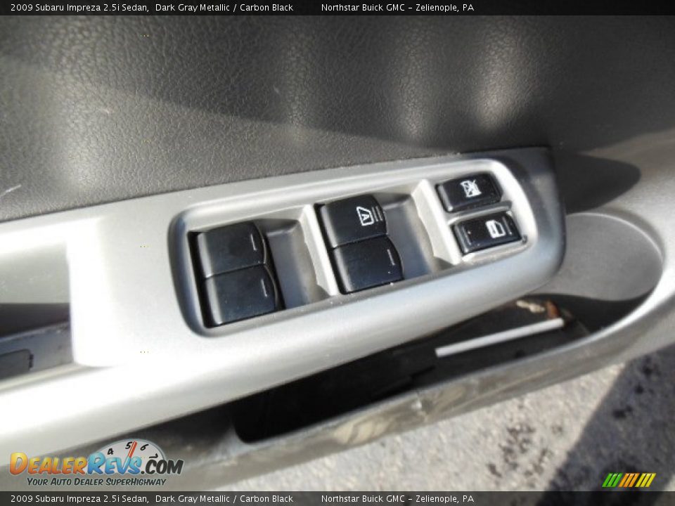 2009 Subaru Impreza 2.5i Sedan Dark Gray Metallic / Carbon Black Photo #15