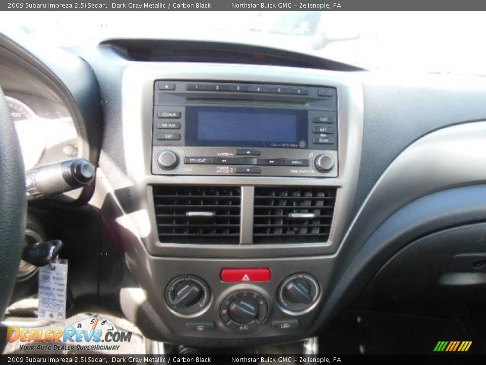 2009 Subaru Impreza 2.5i Sedan Dark Gray Metallic / Carbon Black Photo #16
