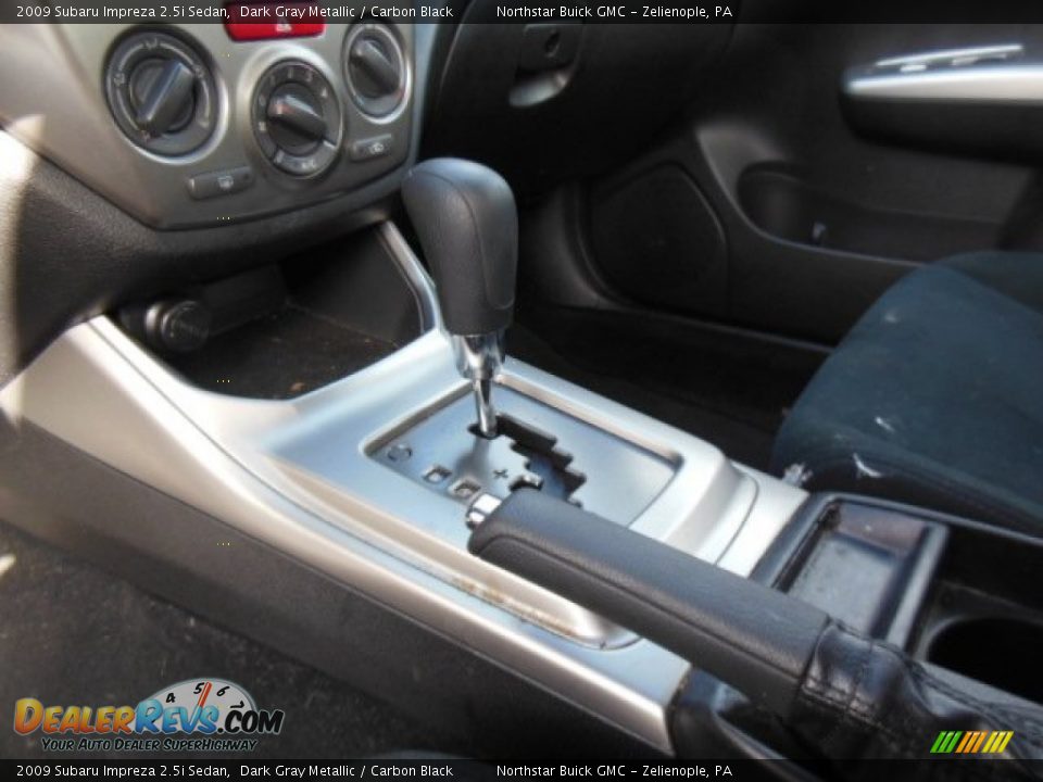 2009 Subaru Impreza 2.5i Sedan Dark Gray Metallic / Carbon Black Photo #17