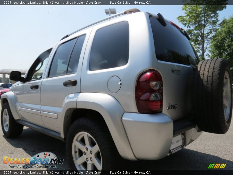 2005 Jeep Liberty Limited Bright Silver Metallic / Medium Slate Gray Photo #2