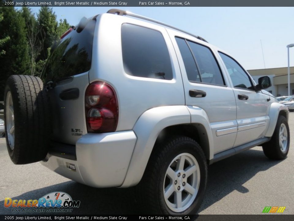 2005 Jeep Liberty Limited Bright Silver Metallic / Medium Slate Gray Photo #3