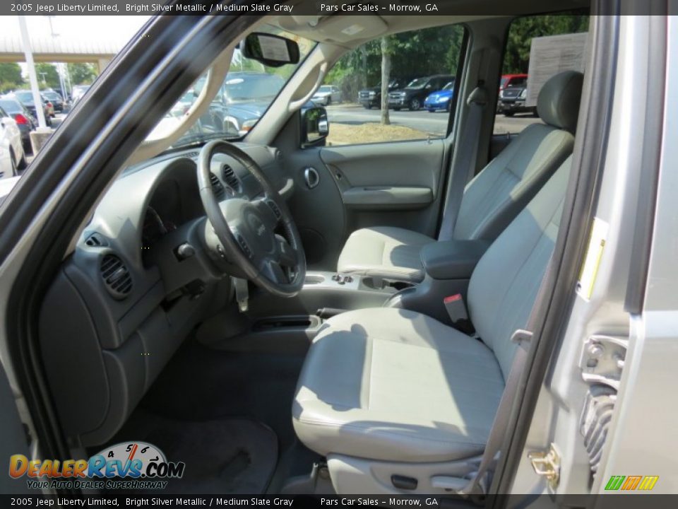 2005 Jeep Liberty Limited Bright Silver Metallic / Medium Slate Gray Photo #6