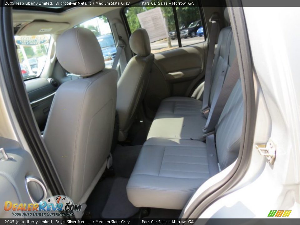 2005 Jeep Liberty Limited Bright Silver Metallic / Medium Slate Gray Photo #8