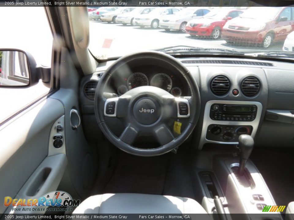 2005 Jeep Liberty Limited Bright Silver Metallic / Medium Slate Gray Photo #13