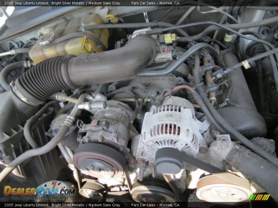 2005 Jeep Liberty Limited Bright Silver Metallic / Medium Slate Gray Photo #14