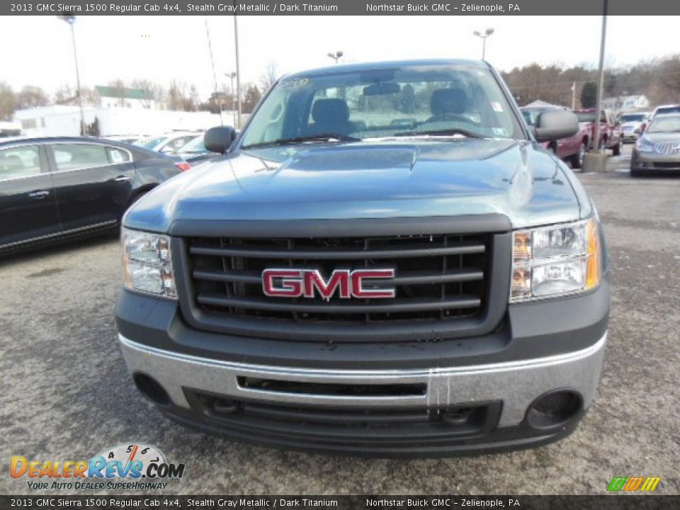 2013 GMC Sierra 1500 Regular Cab 4x4 Stealth Gray Metallic / Dark Titanium Photo #3