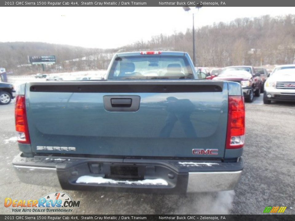 2013 GMC Sierra 1500 Regular Cab 4x4 Stealth Gray Metallic / Dark Titanium Photo #7