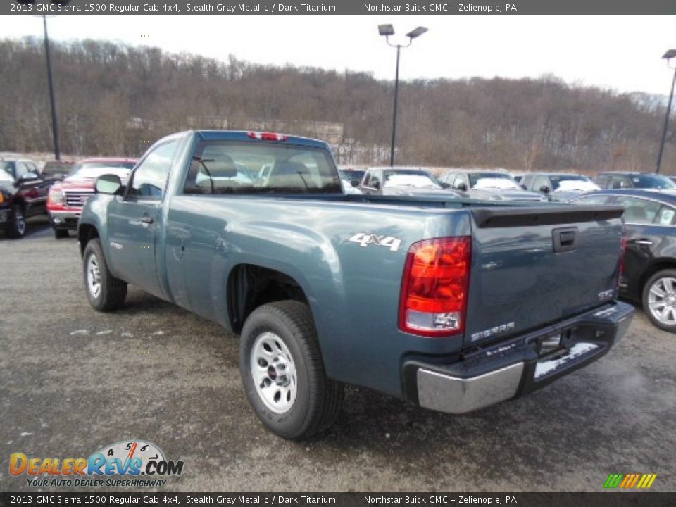 Stealth Gray Metallic 2013 GMC Sierra 1500 Regular Cab 4x4 Photo #8