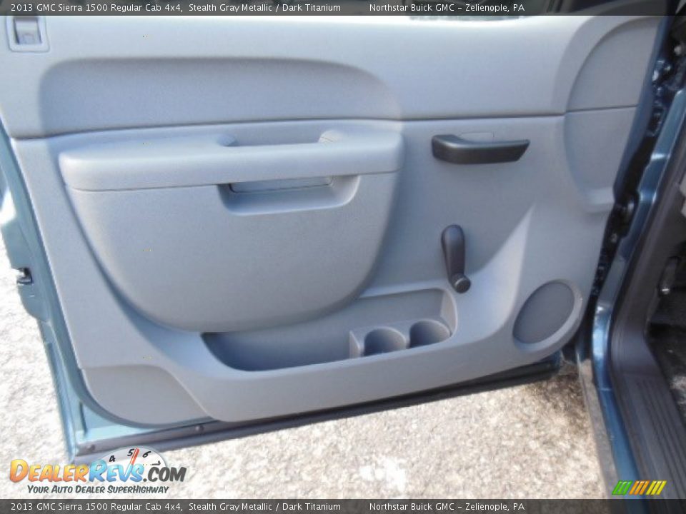 2013 GMC Sierra 1500 Regular Cab 4x4 Stealth Gray Metallic / Dark Titanium Photo #12