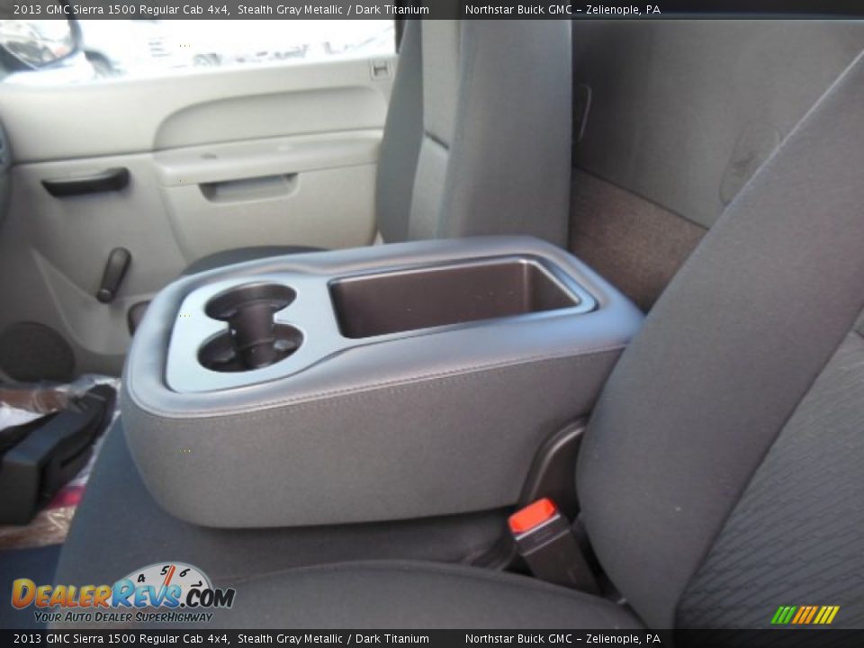 2013 GMC Sierra 1500 Regular Cab 4x4 Stealth Gray Metallic / Dark Titanium Photo #14