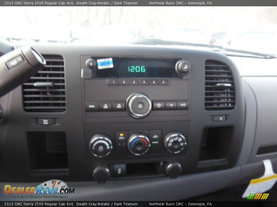 2013 GMC Sierra 1500 Regular Cab 4x4 Stealth Gray Metallic / Dark Titanium Photo #16