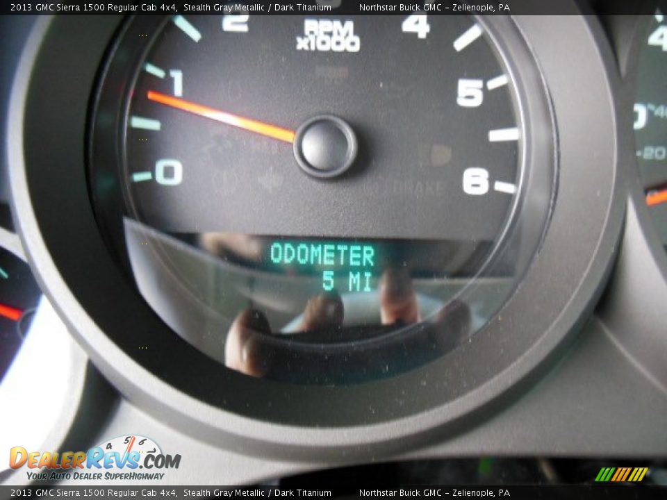 2013 GMC Sierra 1500 Regular Cab 4x4 Stealth Gray Metallic / Dark Titanium Photo #19