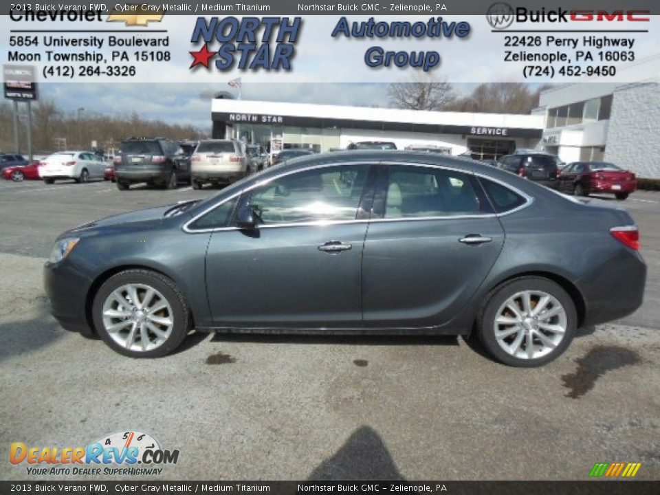 2013 Buick Verano FWD Cyber Gray Metallic / Medium Titanium Photo #1