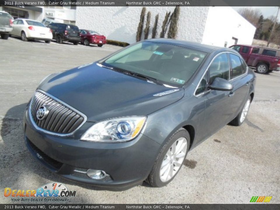 2013 Buick Verano FWD Cyber Gray Metallic / Medium Titanium Photo #2