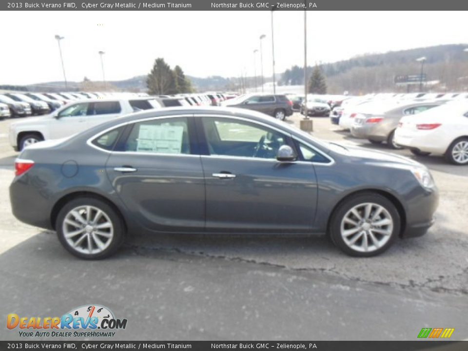 2013 Buick Verano FWD Cyber Gray Metallic / Medium Titanium Photo #5