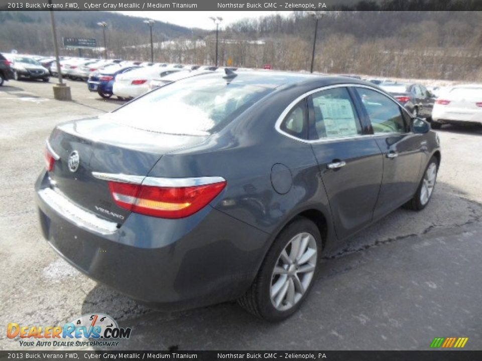 2013 Buick Verano FWD Cyber Gray Metallic / Medium Titanium Photo #6