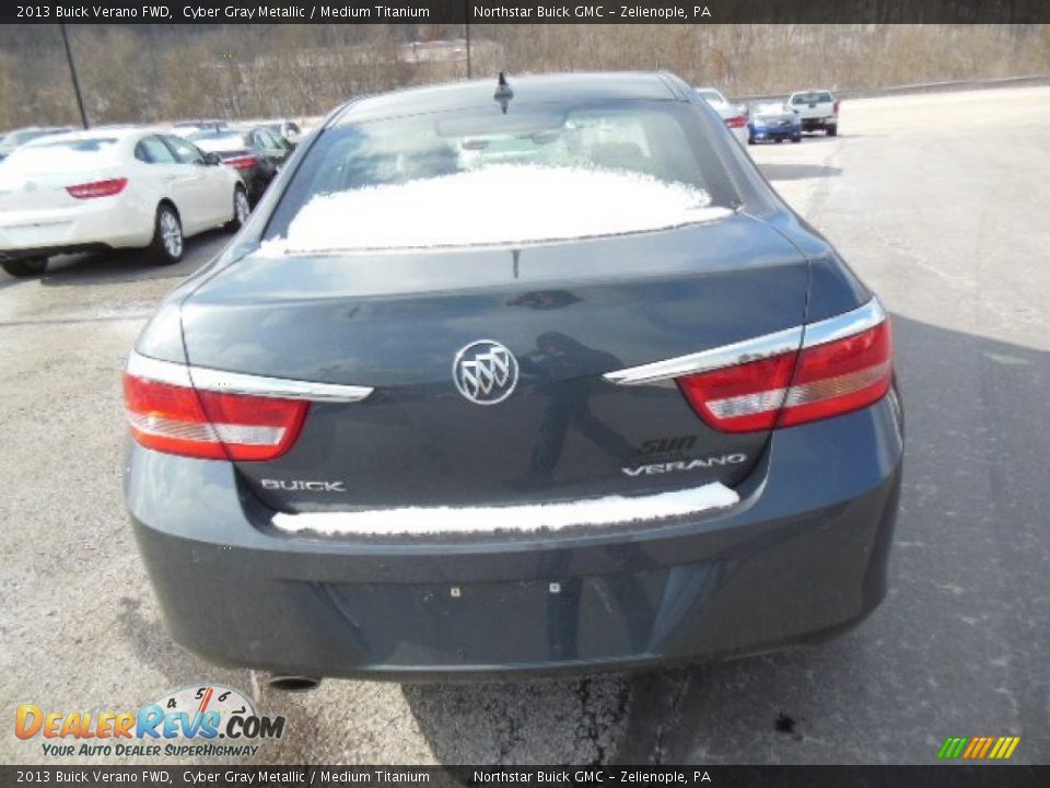 2013 Buick Verano FWD Cyber Gray Metallic / Medium Titanium Photo #7