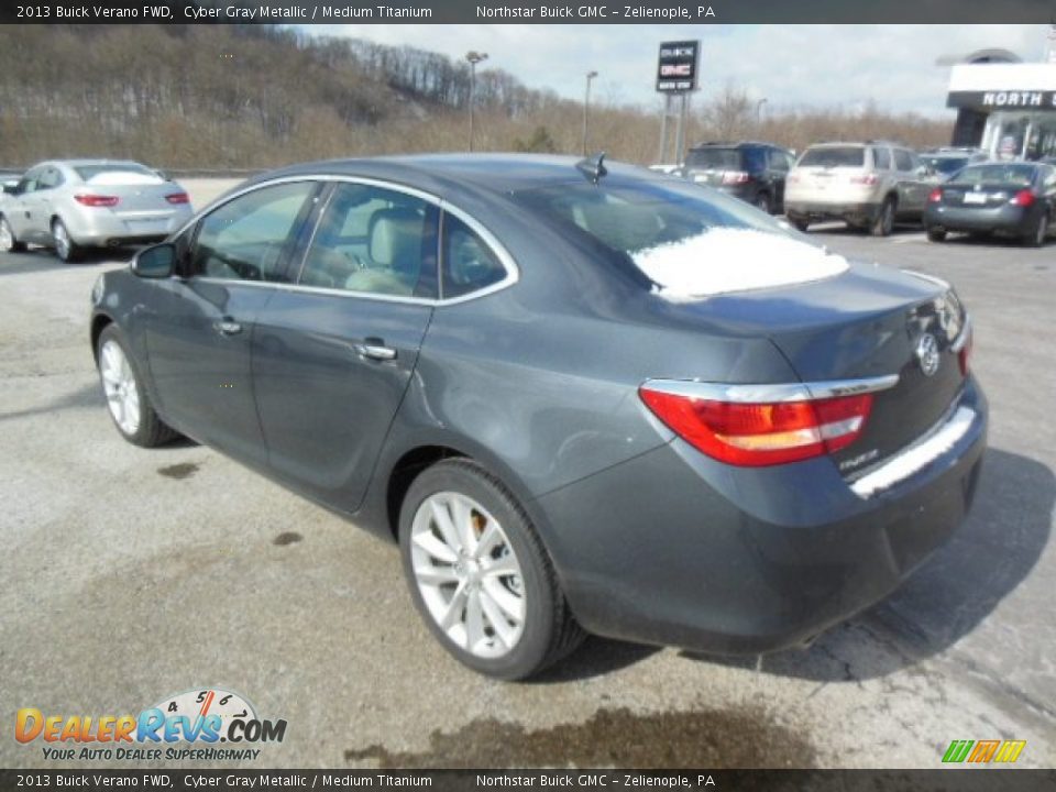 2013 Buick Verano FWD Cyber Gray Metallic / Medium Titanium Photo #8