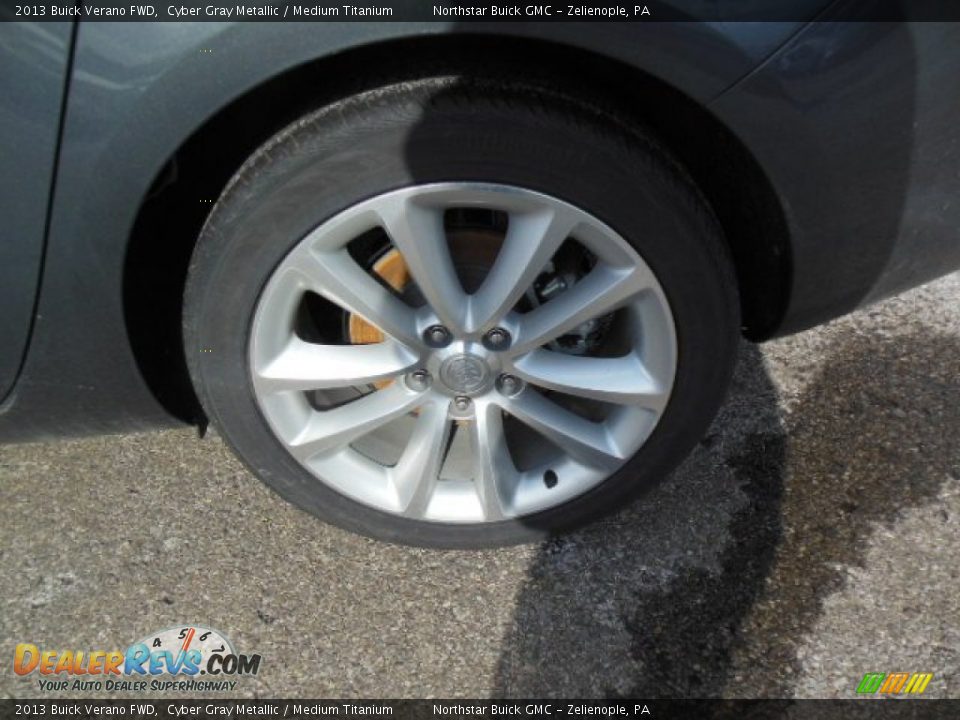 2013 Buick Verano FWD Cyber Gray Metallic / Medium Titanium Photo #9