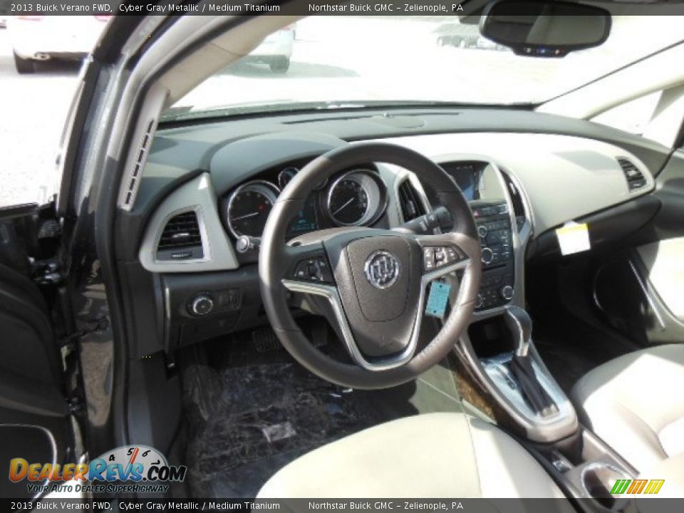 2013 Buick Verano FWD Cyber Gray Metallic / Medium Titanium Photo #10